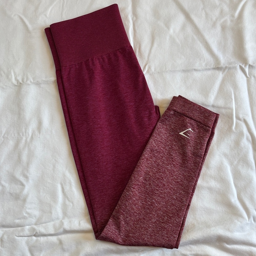 Gymshark Maroon Tights